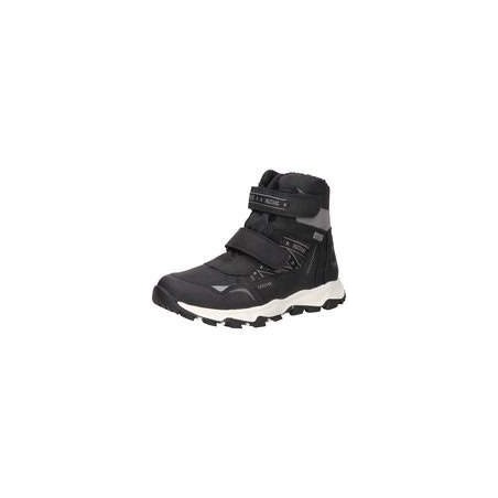 Mustang Klett Boots Jungen schwarz|schwarz|schwarz