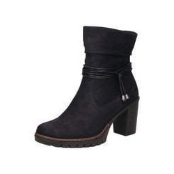 Rieker Stiefelette Damen schwarz|schwarz
