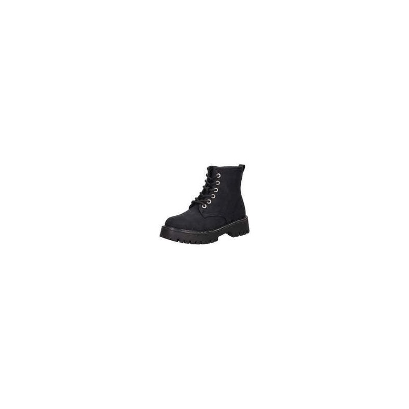 Studio London Schnür Boots Damen schwarz|schwarz