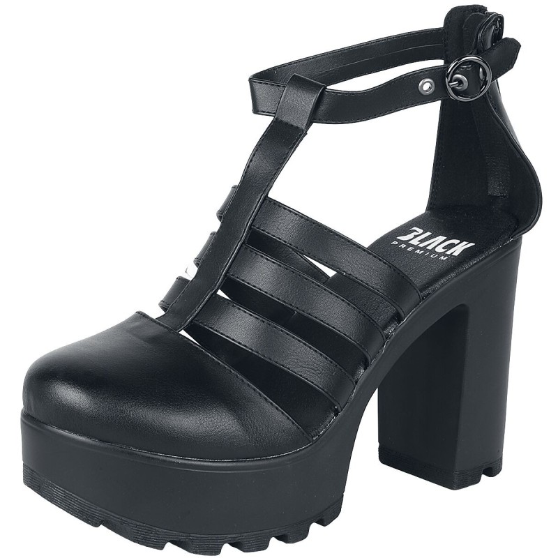 Black Premium by EMP High Heel - Plateau High Heels - EU38 bis EU41 - für Damen - Größe EU38 - schwarz