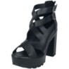 Black Premium by EMP - Gothic High Heel - High Heels mit Riemen - EU37 bis EU41 - für Damen - Größe EU37 - schwarz