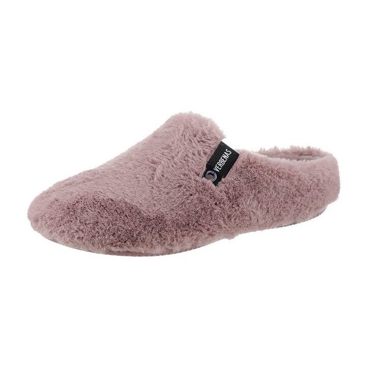 VERBENAS YORK Gales Pantoffel, Pantoffel, Hausschuh, Homeslipper in kuscheliger Plüsch-Optik