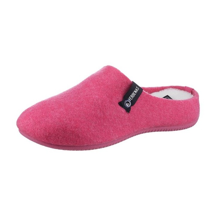 VERBENAS York Fieltro Pantoffel, Hausschuh, Homeslipper, Clog mit Warmfutter-Innensohle