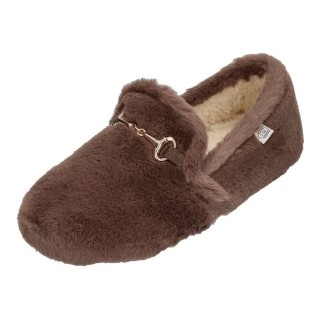 espadrij l´originale BALLERINE COZY Hausschuh Marron
