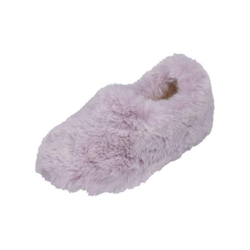 espadrij l´originale PANTOUFLE FURRY Hausschuh Lavande