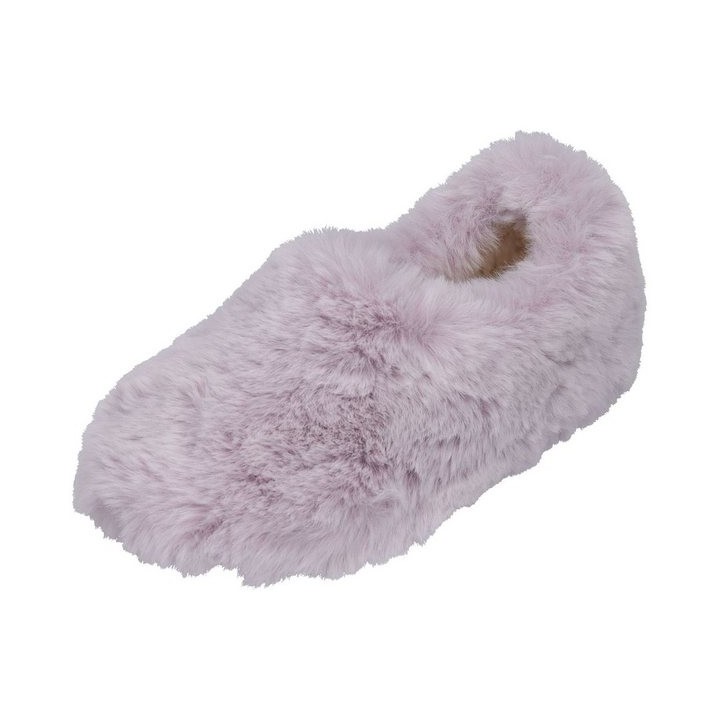 espadrij l´originale PANTOUFLE FURRY Hausschuh Lavande