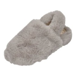 espadrij l´originale ELASTIQUE FURRY Hausschuh Gris
