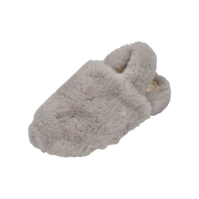 espadrij l´originale ELASTIQUE FURRY Hausschuh Gris