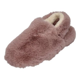 espadrij l´originale ELASTIQUE FURRY Hausschuh Rose