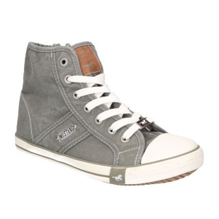 Mustang Shoes Sneaker, High Top-Sneaker, Schnürschuh mit Label in der Laufsohle
