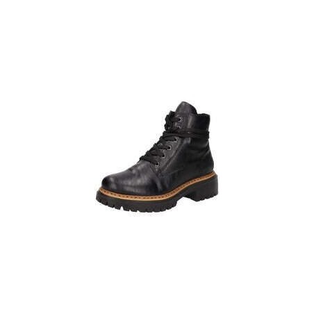 Rieker Schnür Boots Damen schwarz|schwarz|schwarz|schwarz