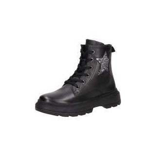 Geox J Kiddartah Schnür Boots Mädchen schwarz|schwarz|schwarz|schwarz|schwarz