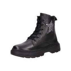 Geox J Kiddartah Schnür Boots Mädchen schwarz|schwarz|schwarz|schwarz|schwarz
