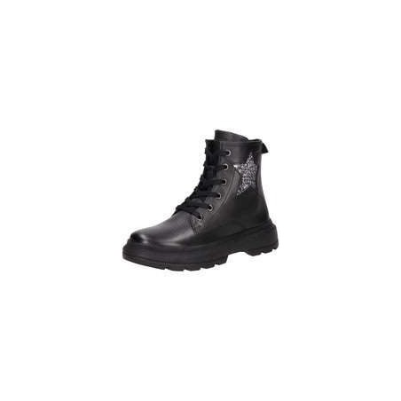 Geox J Kiddartah Schnür Boots Mädchen schwarz|schwarz|schwarz|schwarz|schwarz