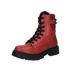 smiling for feet Schnür Boots Damen rot|rot|rot