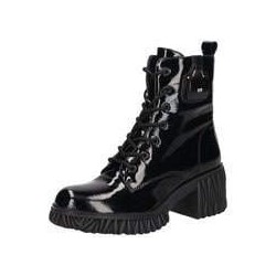 2Go Fashion Schnür Boots Damen schwarz|schwarz