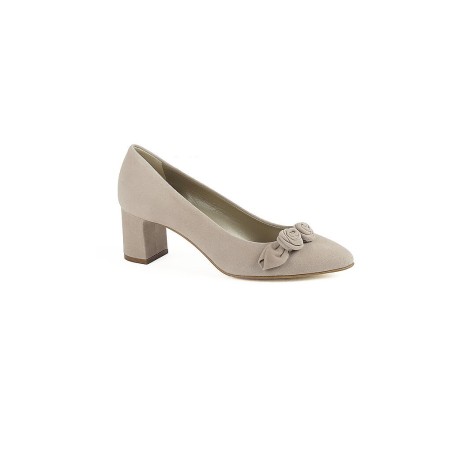 DIRNDL & BUA Trachtenschuhe - Pumps beige | 38