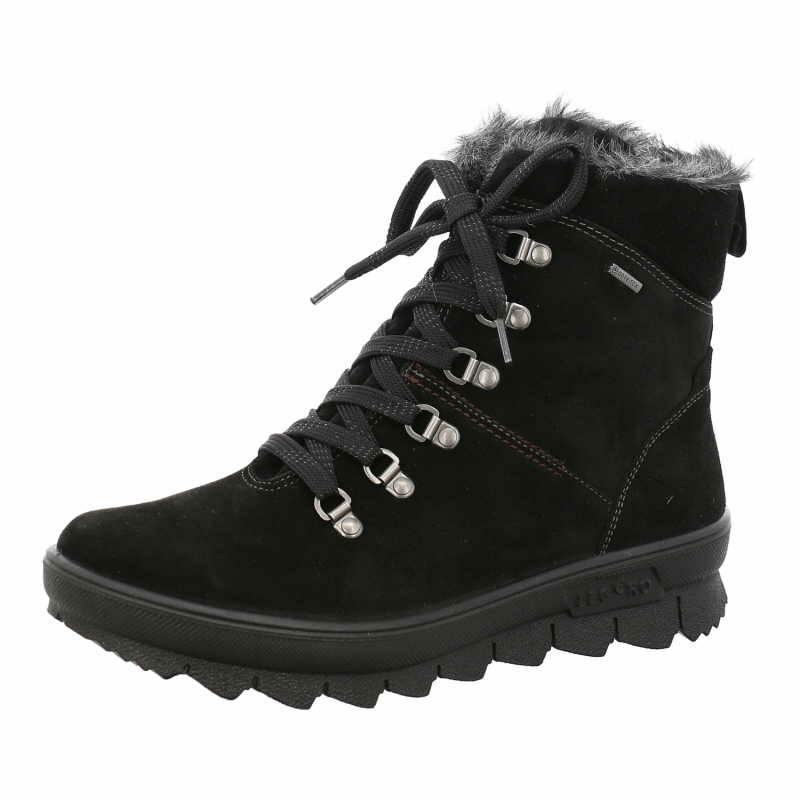 legero Schnürbootie Winter schwarz 3,5