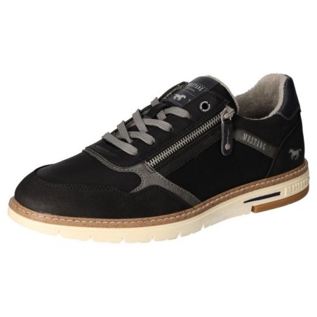 Mustang Shoes Schnürschuh mit Reißverschluss, Freizeitschuh, Halbschuh, Schnürschuh
