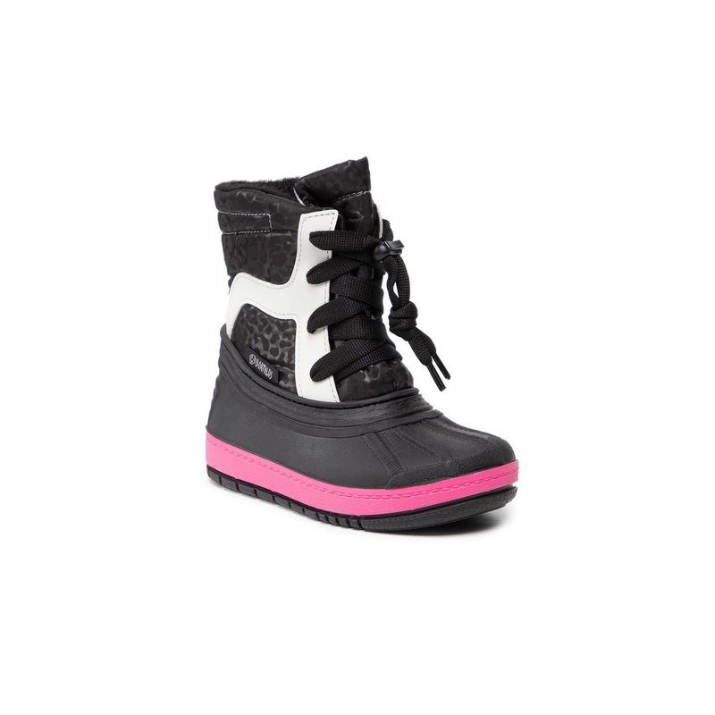 Boatilus Schneeschuhe Skaty Lace NS07 VAR. 05ZU Black Fuxia 1 Schnürschuh