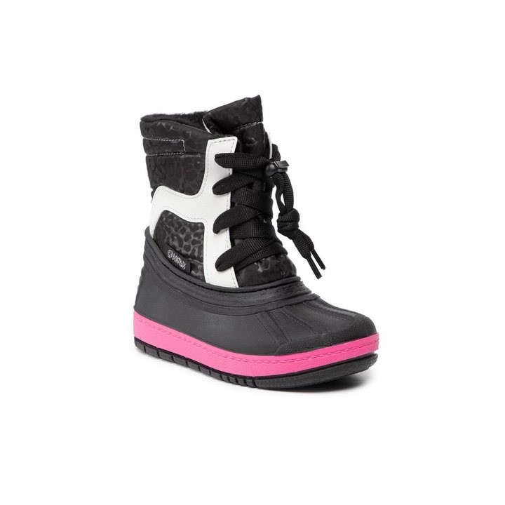 Boatilus Schneeschuhe Skaty Lace NS07 VAR. 05ZU Black Fuxia 1 Schnürschuh
