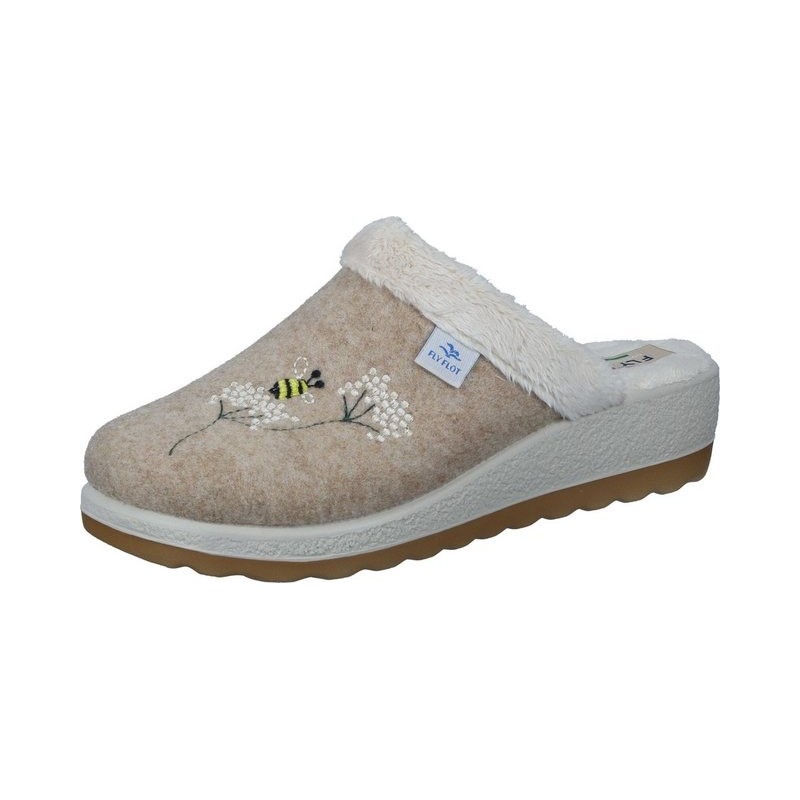 Fly Flot Hausschuhe Pantoffel aus Flauschstoff
