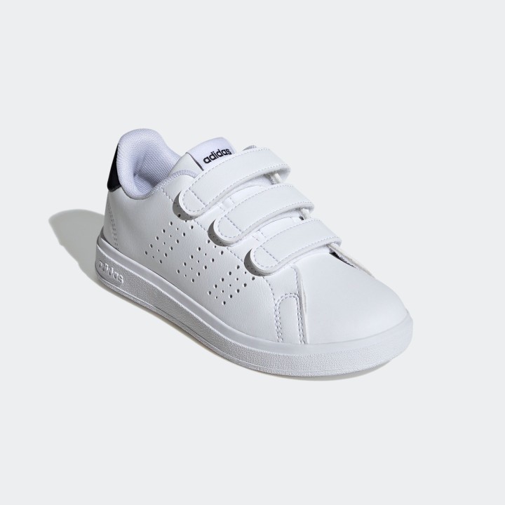 adidas Sportswear Klettschuh »ADVANTAGE BASE 2.0 KIDS«, Design auf den Spuren des adidas Stan Smith