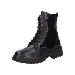 Via della Rosa Schnüstiefelette Damen schwarz|schwarz|schwarz