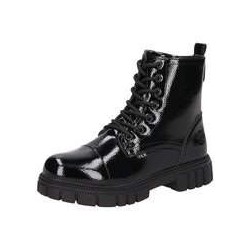 s.Oliver Schnür Boots Mädchen schwarz|schwarz|schwarz