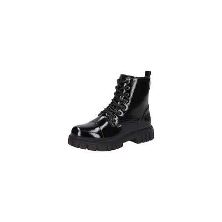 s.Oliver Schnür Boots Mädchen schwarz|schwarz|schwarz