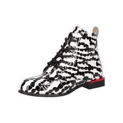2Go Fashion Schnürstiefelette Damen weiß|weiß