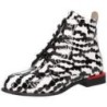2Go Fashion Schnürstiefelette Damen weiß|weiß