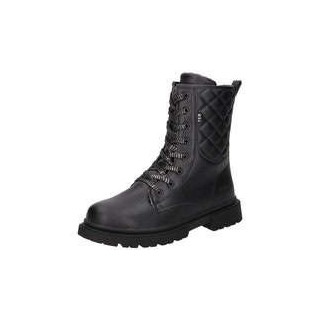 s.Oliver Schnürstiefel Mädchen schwarz|schwarz