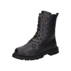 s.Oliver Schnürstiefel Mädchen schwarz|schwarz