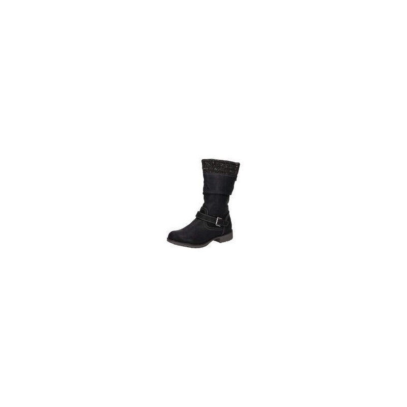 Barbarella Stiefel Mädchen schwarz|schwarz