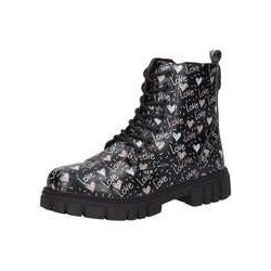 s.Oliver Schnür Boots Mädchen schwarz|schwarz