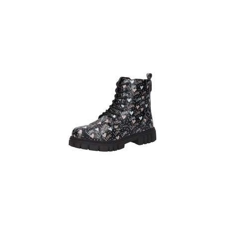 s.Oliver Schnür Boots Mädchen schwarz|schwarz