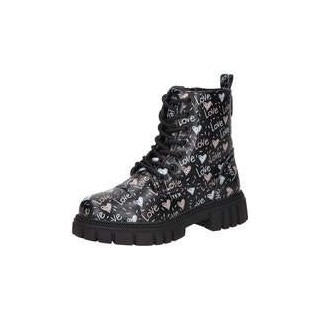 s.Oliver Schnür Boots Mädchen schwarz|schwarz|schwarz|schwarz|schwarz