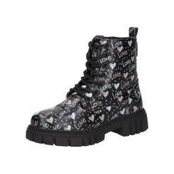s.Oliver Schnür Boots Mädchen schwarz|schwarz|schwarz|schwarz|schwarz