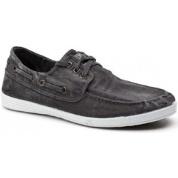 Natural World  Herrenschuhe 303E - Negro Enz