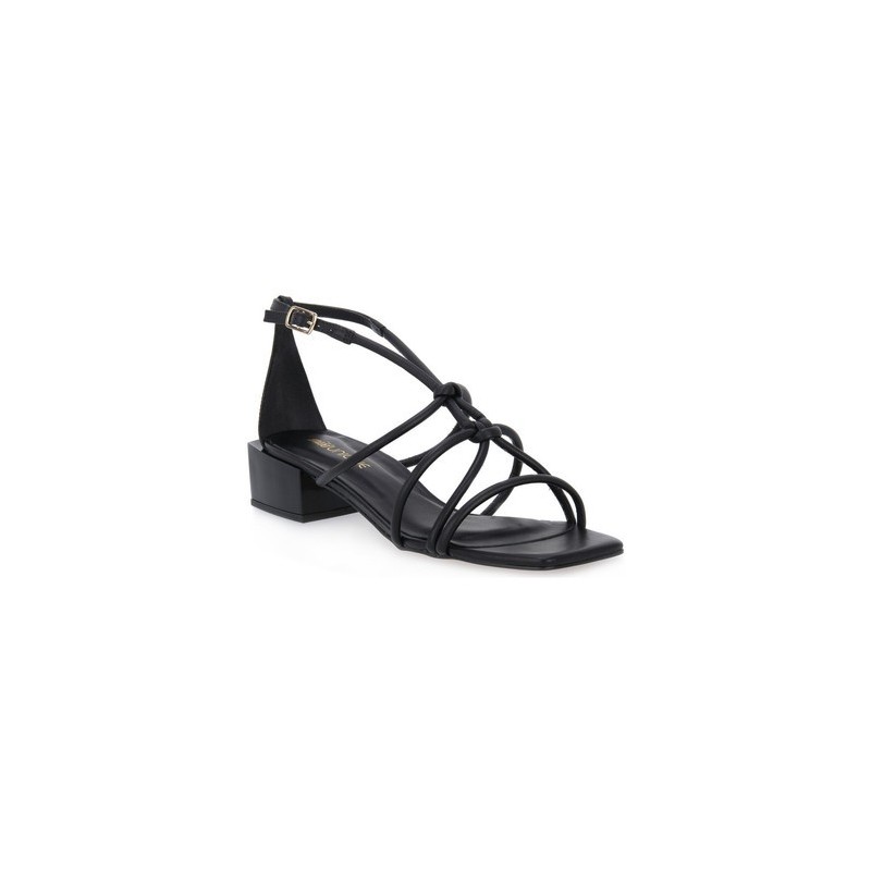 Miss Unique  Sandalen UNIQUE   PRETO SMOTHIE