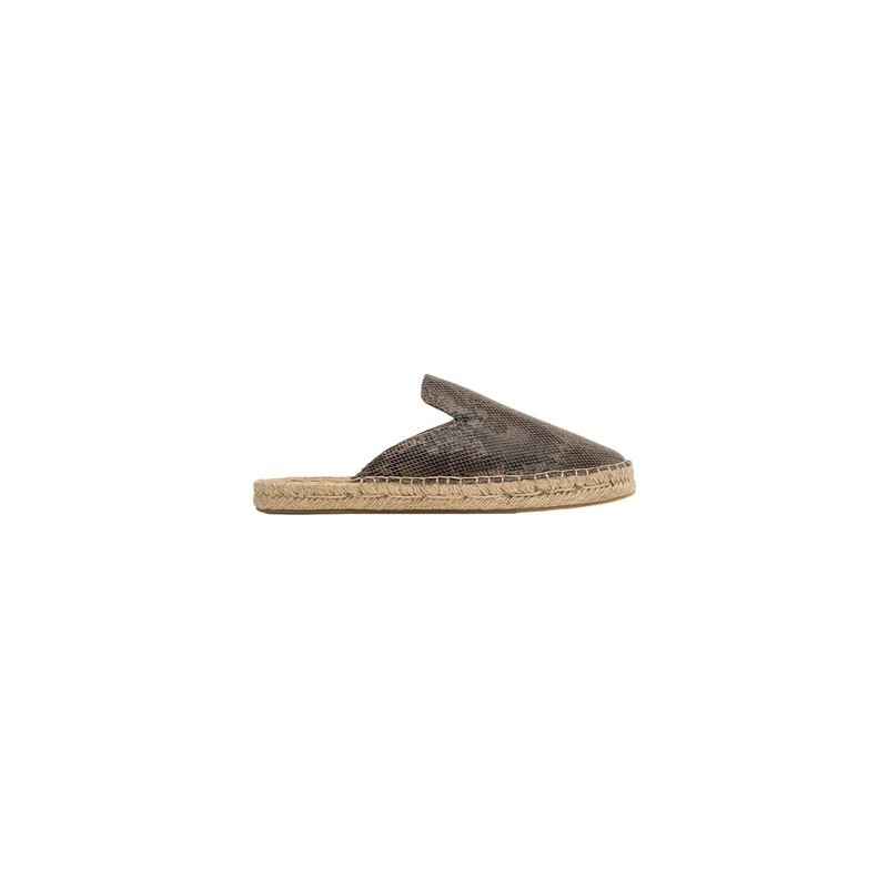 Paez  Espadrilles Mule W - Print Snake Brown
