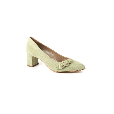 DIRNDL & BUA Trachtenschuhe - Pumps grün | 37