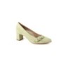 DIRNDL & BUA Trachtenschuhe - Pumps grün | 37