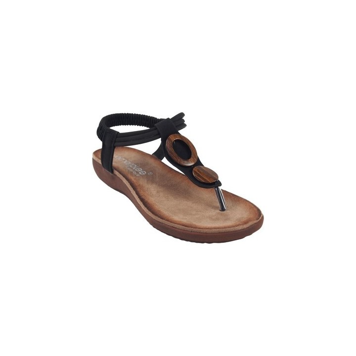 Amarpies  Schuhe Sandalia señora  17063 abz negro