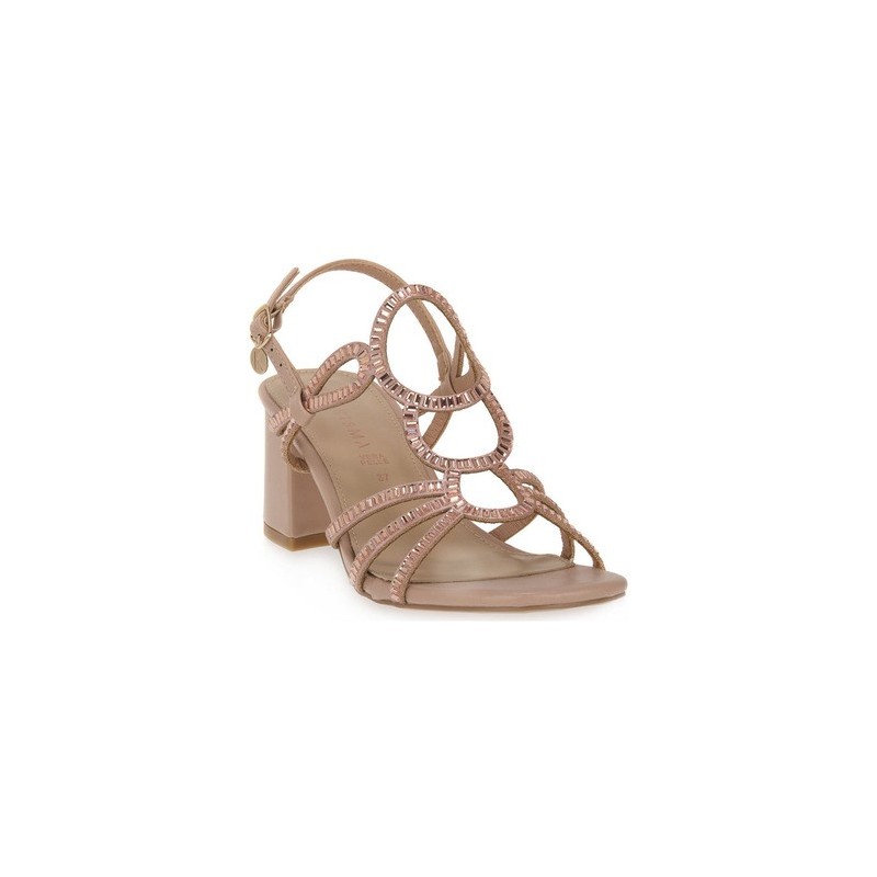 Kharisma  Sandalen NUDE TRAFORATO