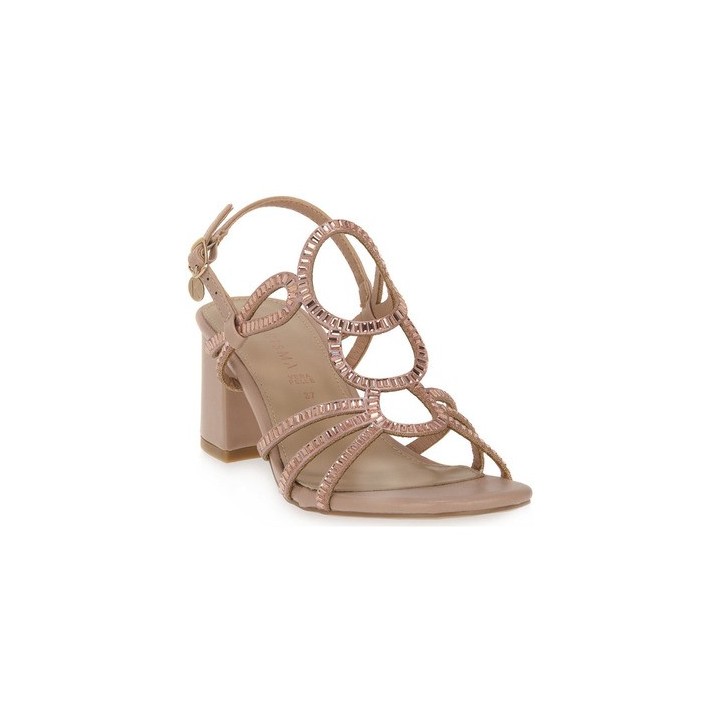 Kharisma  Sandalen NUDE TRAFORATO