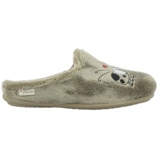 La Maison De L'espadrille  Hausschuhe MULE COCCINELLE Maison de l'Espadrille TAUPE 9015-7
