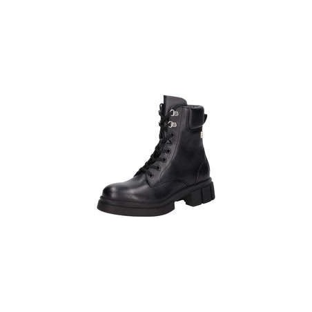 Tommy Hilfiger Lace Up Biker Leather Damen schwarz|schwarz|schwarz|schwarz|schwarz