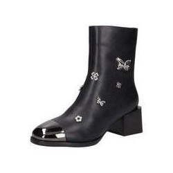 2Go Fashion Stiefelette Damen schwarz|schwarz